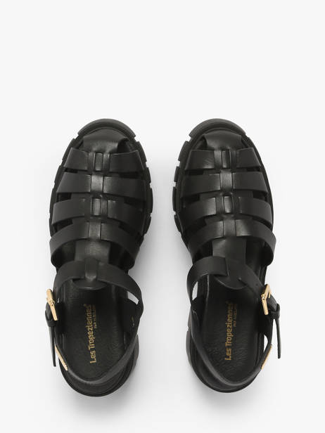 Sandalen Bayla Uit Leder Les tropeziennes Zwart women BAYLA ander zicht 3
